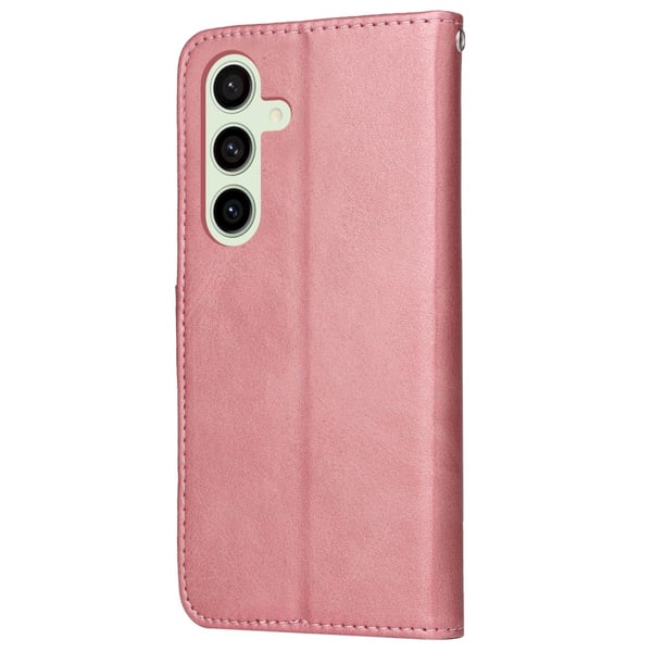 SKALO Samsung S24 FE PU-læder Pungetui