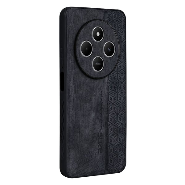 SKALO Xiaomi Redmi 14C AZNS PU læder Cover - Sort