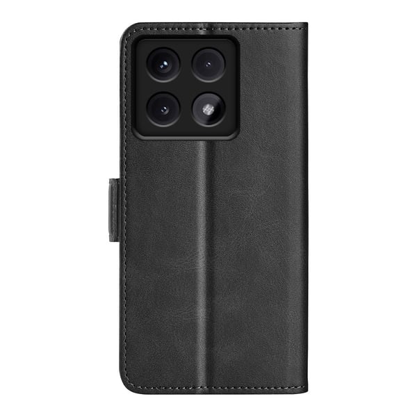 SKALO Xiaomi 14T Premium Wallet Flip Cover - Sort