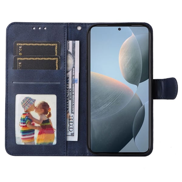 SKALO Xiaomi 14T PU-læder Pungetui