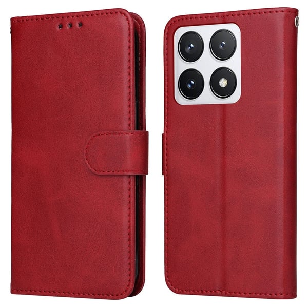 SKALO Xiaomi 14T Pro PU-læder Pungetui