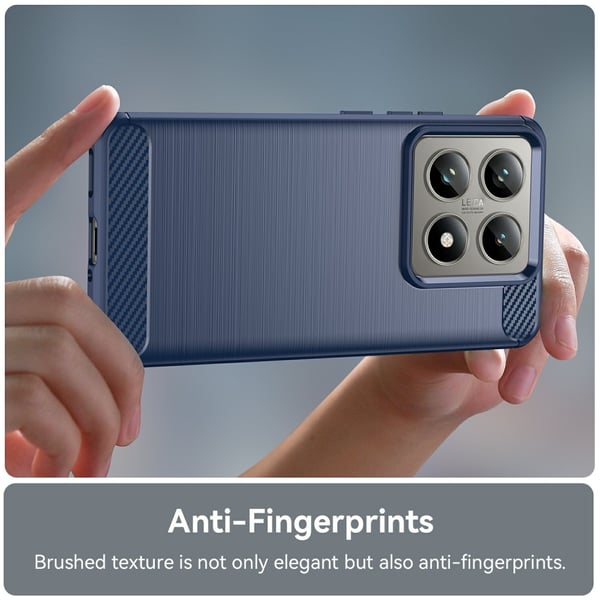 SKALO Xiaomi 14T Armor Carbon Stødsikker TPU-cover