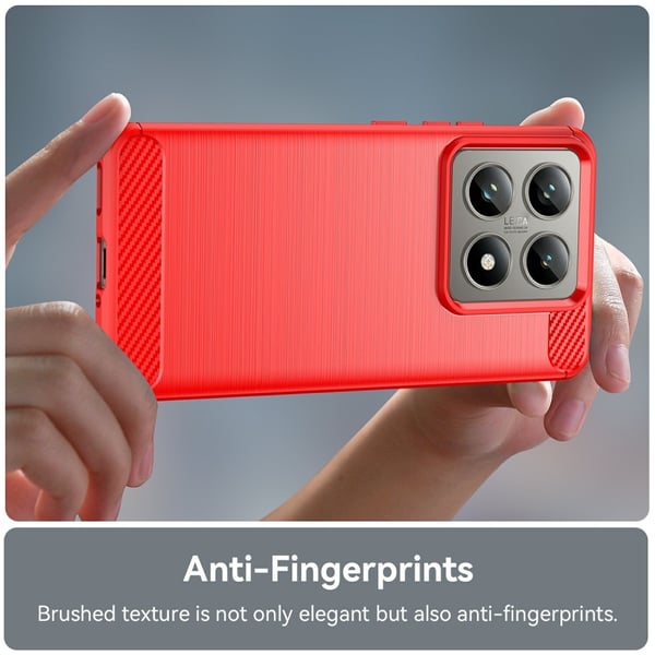 SKALO Xiaomi 14T Armor Carbon Stødsikker TPU-cover