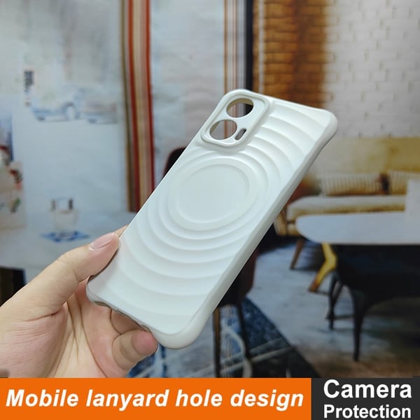 IMAK Motorola Moto G35 5G UC-6 Series Cover - Hvid