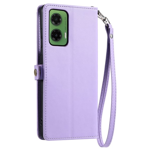 SKALO Motorola Moto G35 5G PU-Læder Envelope Flip Cover - Lilla