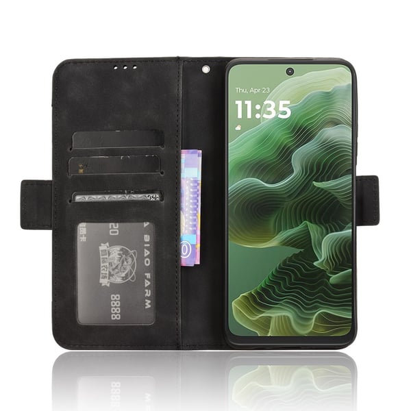 SKALO Motorola Moto G35 5G 6-RUM Pungetaske - Sort