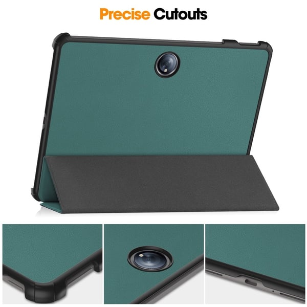 SKALO OnePlus Pad 2 Trifold Suojakotelo - Vihreä