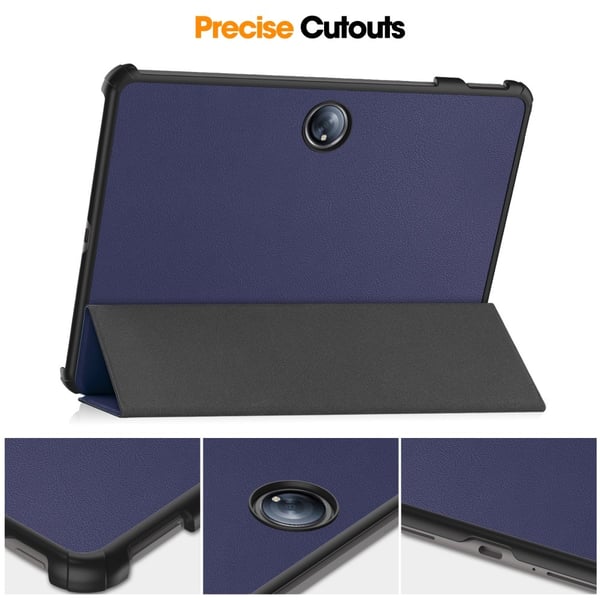 SKALO OnePlus Pad 2 Trifold Flip Cover - Mørkeblå