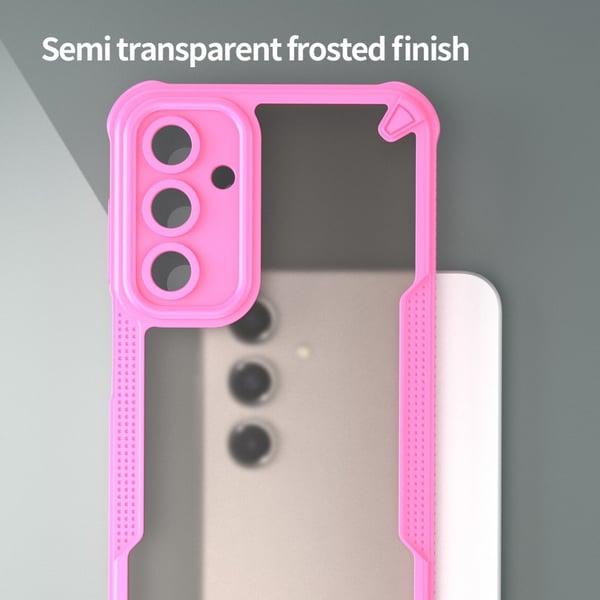 SKALO Samsung A16 Armor Hybrid Frosted Cover - Pink