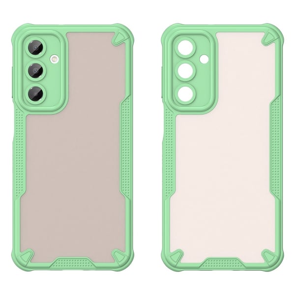 SKALO Samsung A16 Armor Hybrid Frosted Cover - Grøn