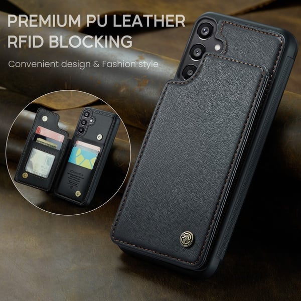 CaseMe Samsung A16 C22 Series Cover+Pung - Sort