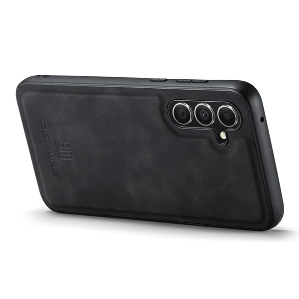 DG.MING Samsung A16 Premium PU-læder Hybrid Cover - Sort