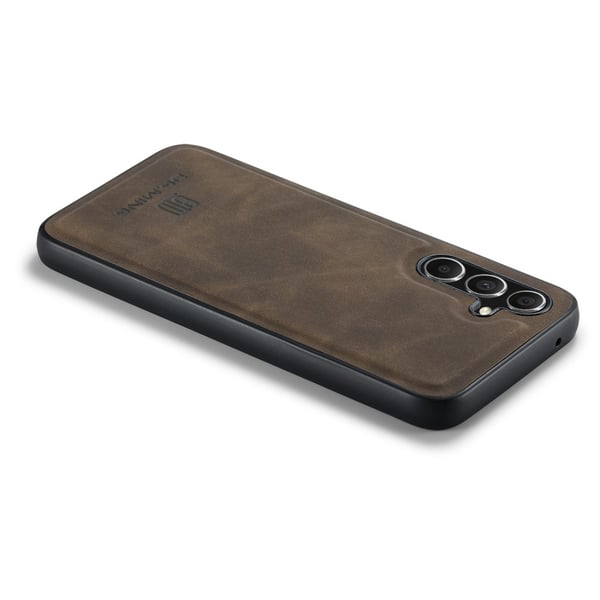 DG.MING Samsung A16 Premium PU-læder Hybrid Cover - Mørkebrun