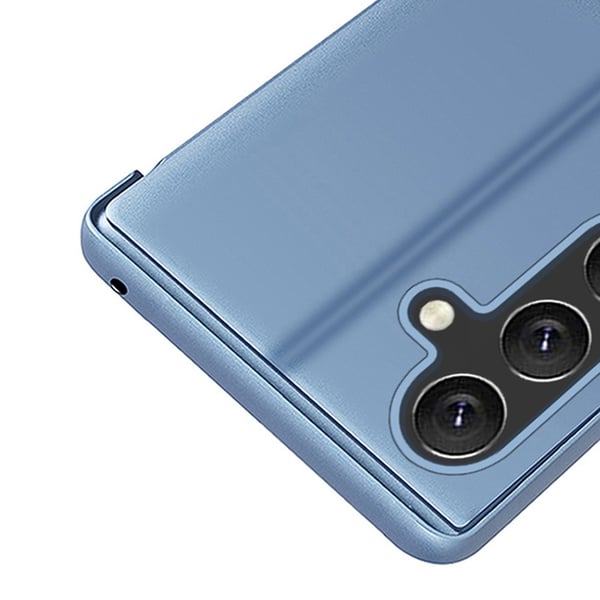SKALO Samsung A16 Clear View Flip Cover - Guld