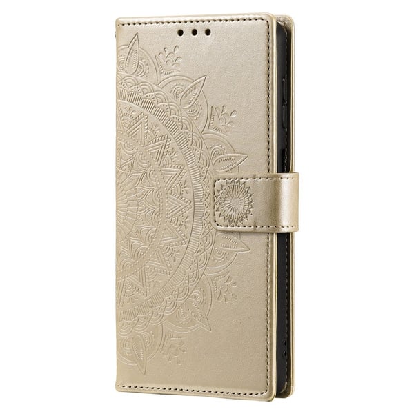 SKALO Samsung A16 Mandala Flip Cover - Guld