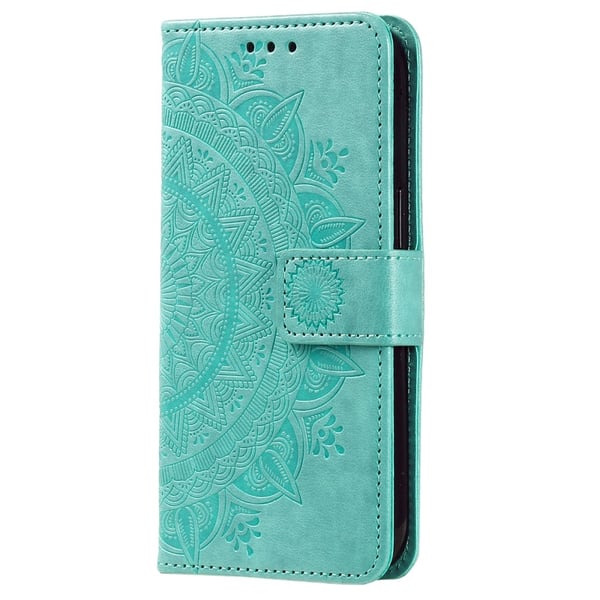SKALO Samsung A16 Mandala Flip Cover - Turkis