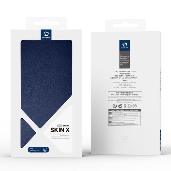 DUX DUCIS Samsung A16 Skin X Pro Flip Cover - Blå