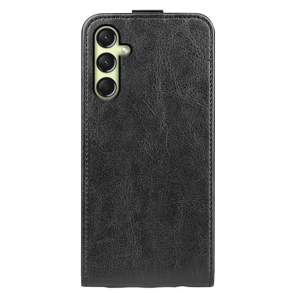 SKALO Samsung A16 Vertical Flip PU-Læder Flip Cover - Sort
