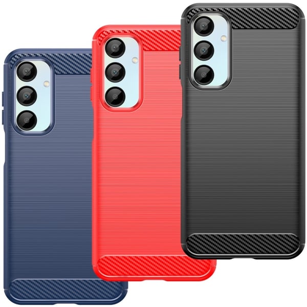 SKALO Samsung A16 Armor Carbon Stødsikker TPU-cover