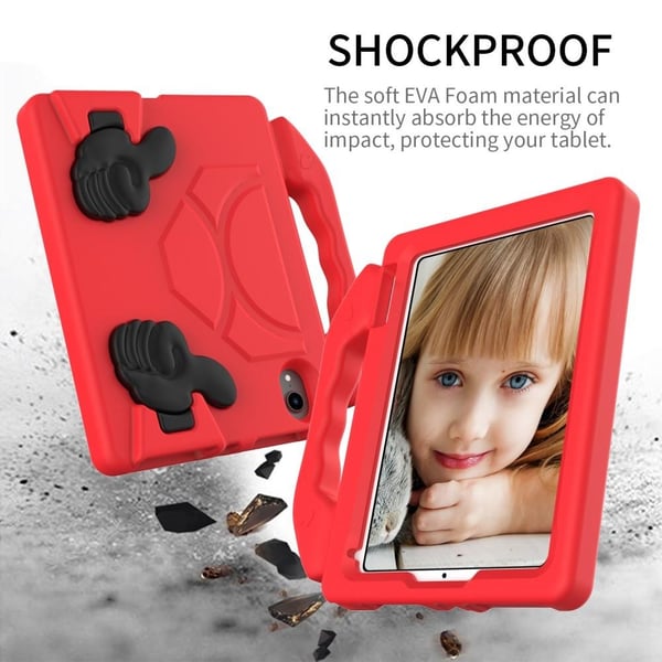 SKALO iPad Mini (2024) Thumb Up Børneskal - Rød