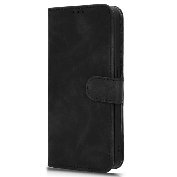 SKALO Nothing Phone (2a) Plus Matt PU-læderpungetui - Sort