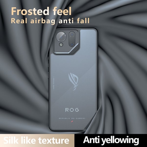 SKALO Asus ROG Phone 9 5G Skin-touch Hybrid Cover - Sort