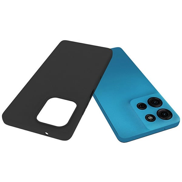 SKALO Motorola Moto G75 5G Matsort Ultratynd TPU Cover - Sort