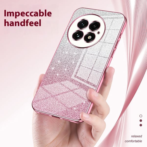 SKALO OnePlus 13 Electroplating Glitter Cover - Pink