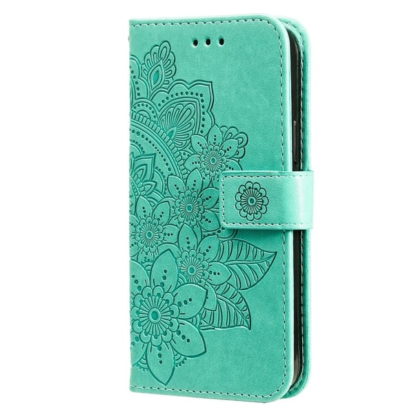 SKALO OnePlus 13 Mandala Flip Cover - Turkis