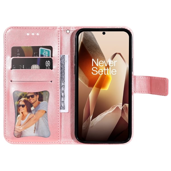 SKALO OnePlus 13 Mandala Lompakkokotelo - Pinkki