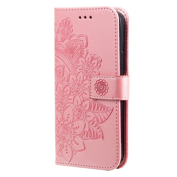 SKALO OnePlus 13 Mandala Lompakkokotelo - Pinkki