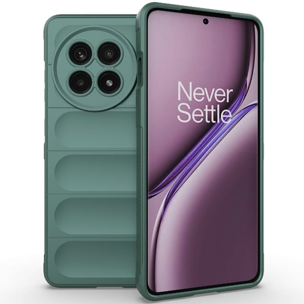 SKALO OnePlus 13R Rugged Bumpers TPU Cover - Grøn