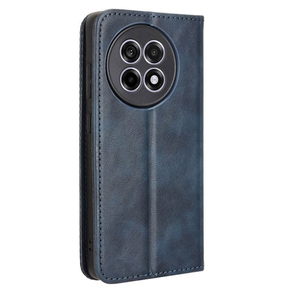 SKALO OnePlus 13R Embossed Premium Flip Cover - Blå