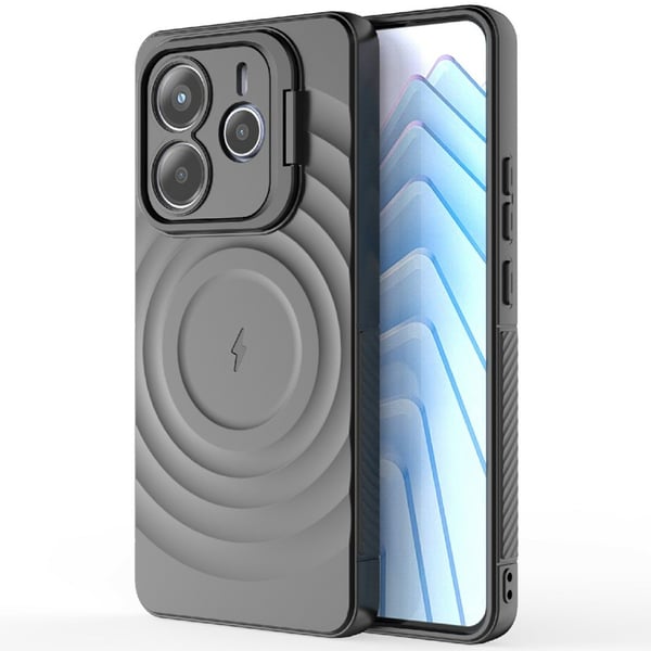 SKALO Xiaomi Redmi Note 14 5G Ripple Texture Cover - Sort