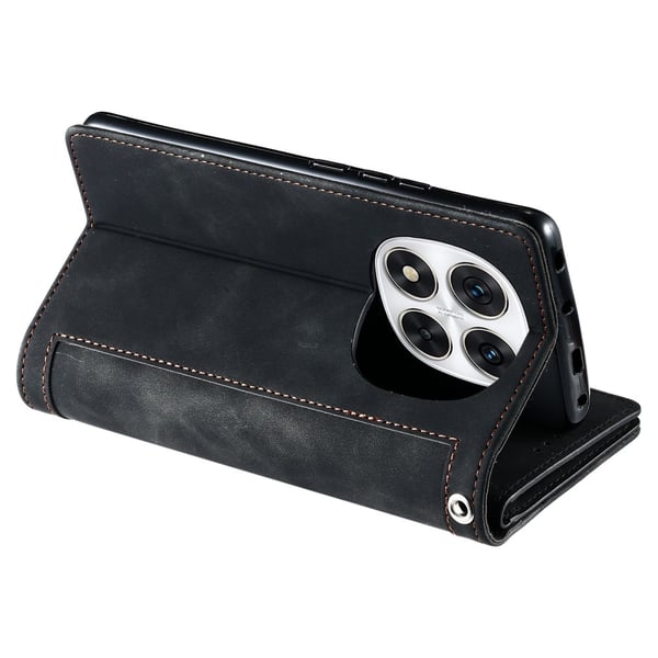 SKALO Xiaomi Redmi Note 14 Pro 5G Big Wallet 9-LOMMER Flip Cover - Sort
