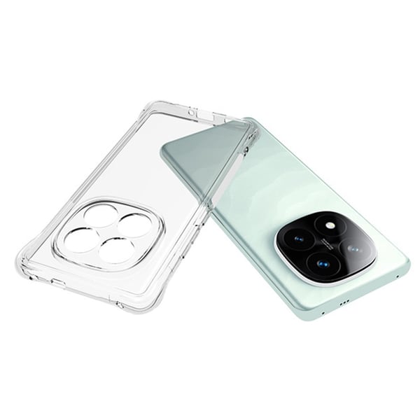 SKALO Xiaomi Redmi Note 14 Pro+ 5G Extra strong TPU Suojakuori - Läpinäkyvä