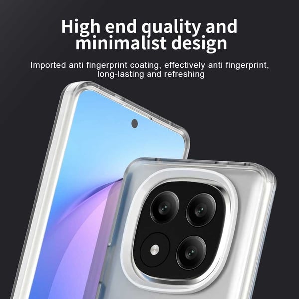 SKALO Xiaomi Redmi Note 14 Pro+ 5G Candy Series Hybrid Cover - Hvid