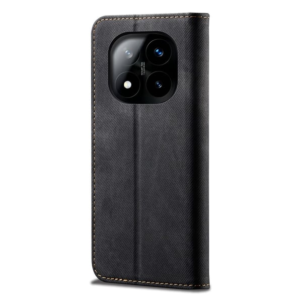 SKALO Xiaomi Redmi Note 14 Pro+ 5G Jeans Flip Cover - Sort