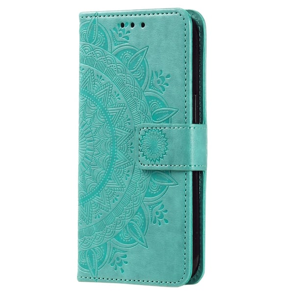 SKALO Xiaomi Redmi Note 14 4G Mandala Flip Cover - Turkis