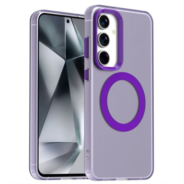 SKALO Samsung S25 Candy Series Hybrid Cover - Lilla