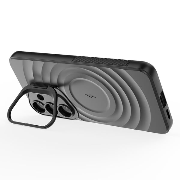 SKALO Samsung S25 Ripple Texture Cover - Grå