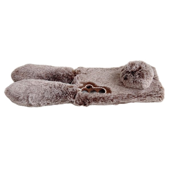 SKALO Samsung S25 3D Fluffy Bunny Cover - Pink