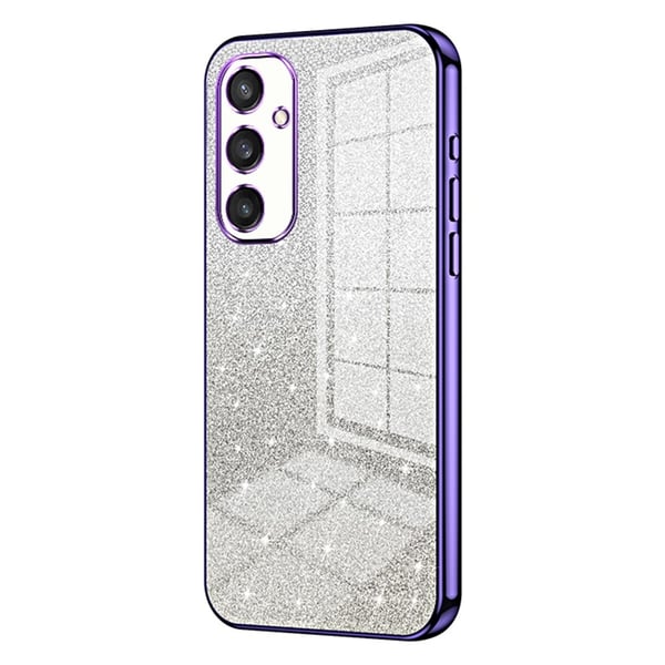 SKALO Samsung S25 Electroplating Glitter Cover - Lilla