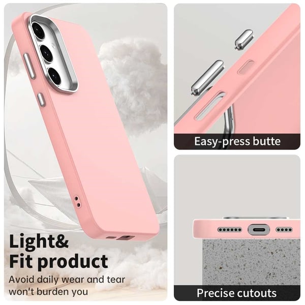 SKALO Samsung S25 Color TPU Metal Cover - Pink