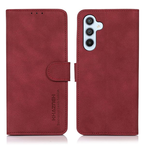 SKALO Samsung S25 KHAZNEH Lompakkokotelo - Punainen