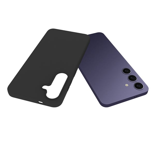 SKALO Samsung S25+ Mattsort Ultratyndt TPU Cover - Sort