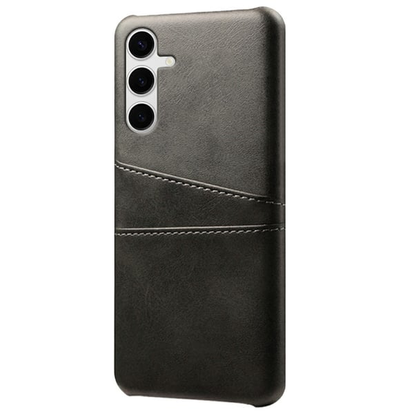 SKALO Samsung S25+ PU-Læder Kortholder Cover - Sort