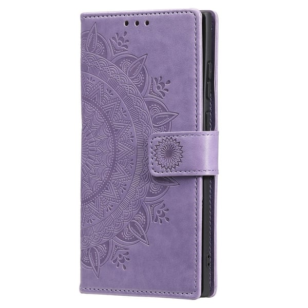 SKALO Samsung S25+ Mandala Flip Cover - Lilla