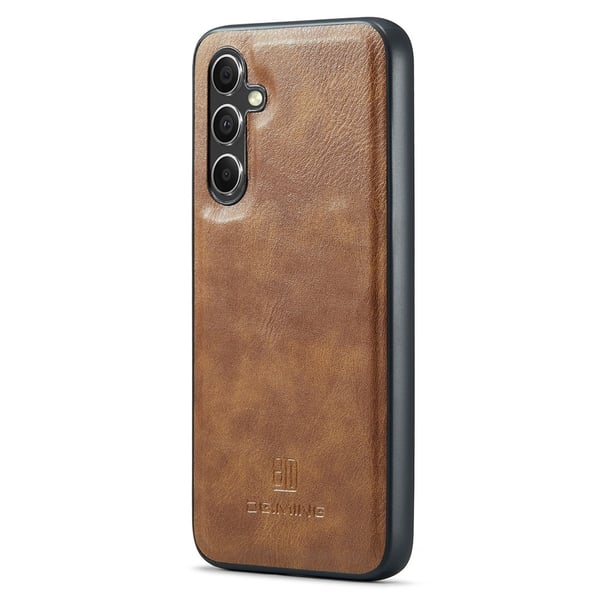 DG MING Samsung S25+ 2-i-1 Magnet Flip Cover - Brun