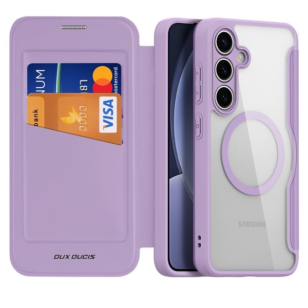 DUX DUCIS Samsung S25+ Skin X Pro Flip Cover - Lilla